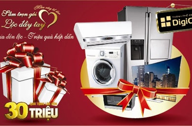 DigiCity tặng quà tới 30 triệu đồng với “sắm trọn gói, lộc đầy tay”