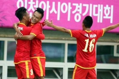Lịch thi đấu U23 Việt Nam tại ASIAD 2014