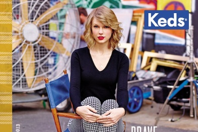 Taylor Swift tiếp tục trở thành người mẫu đại diện cho bộ sưu tập giày Keds mới