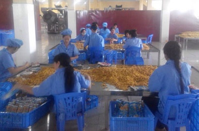 Công ty Đại Doanh sản xuất bim bim cho trẻ em vi phạm an toàn thực phẩm