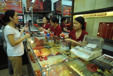 Giá vàng ngày 25/9/2014: Đồng Đô la Mỹ tăng giá mạnh làm vàng giảm giá