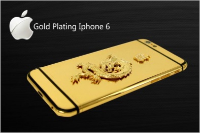 Cận cảnh các siêu phẩm điện thoại di động độ vàng 24k