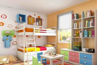 Phòng riêng cho con trong nhà chật