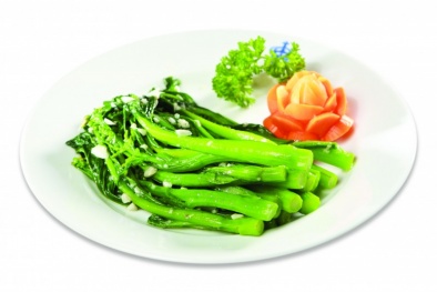 Cách làm món ngồng cải xào tỏi xanh giòn