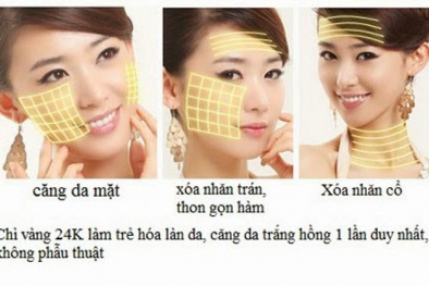 Mốt làm đẹp bằng vàng - thừa tiền, thiếu hiểu biết