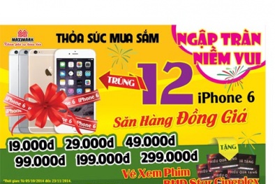 Trúng iPhone 6 cùng MAXIMARK