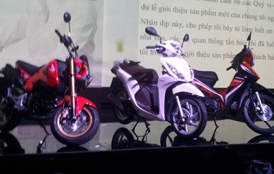 Honda ra mắt cùng lúc 3 xe máy mới