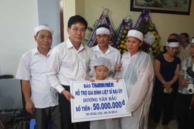 Chiến sĩ hy sinh ở Trường Sa được thăng quân hàm trước thời hạn