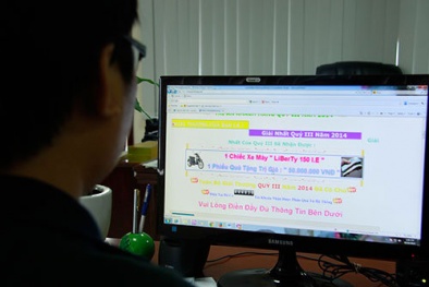 Gài bẫy người dùng bằng chiêu trúng thưởng trong 'tích tắc'