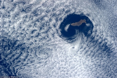 Quan sát những đám mây tuyệt đẹp từ Trạm vũ trụ quốc tế