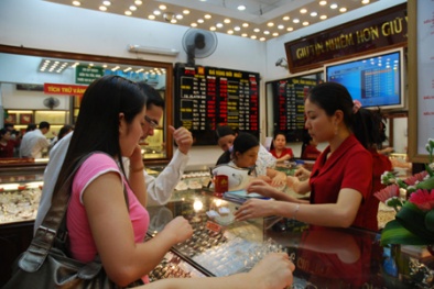 Giá vàng ngày 15/10/2014: Đồng USD tăng giá mạnh làm giảm giá vàng