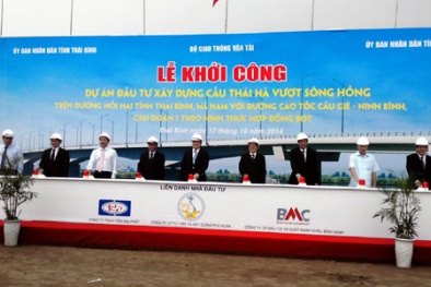 Xây cầu Thái Hà nối hai tỉnh Thái Bình và Hà Nam