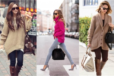 Những cách phối đồ độc nhất mùa thu đông 2014