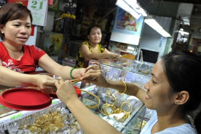 Giá vàng ngày 24/10/2014: Tin tức kinh tế mới đẩy giá vàng giảm mạnh