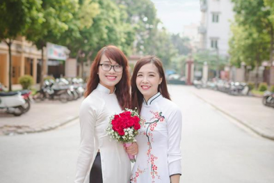 Chọn áo dài đẹp cho mùa kỷ yếu 2014