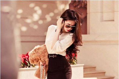 Biến hóa phong cách với chân váy bút chì