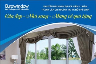 Eurowindow TP.HCM khuyến mãi lớn