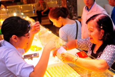 Giá vàng ngày 5/11/2014: Bất ngờ vàng quay đầu tăng giá nhẹ