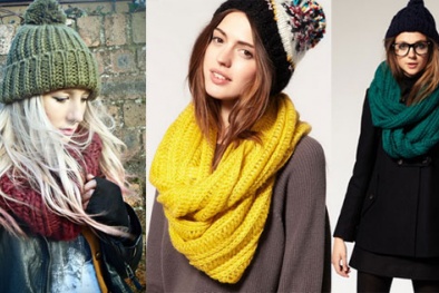 Những xu hướng khăn quàng thời trang thu đông 2014