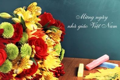 Những tấm thiệp đẹp chúc mừng 20/11 dành tặng thầy cô giáo