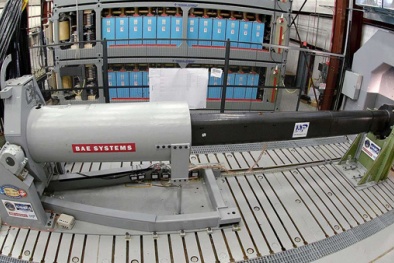 Súng điện từ railgun siêu công phá của Mỹ