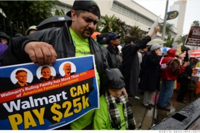 Nhân viên Walmart biểu tình đòi tăng lương vào 'ngày thứ 6 đen tối'