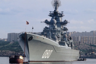 Siêu chiến hạm Đô đốc Nakhimov hiện đại của Nga