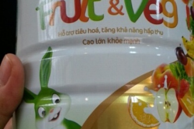 Nhiều trẻ dùng sữa Dumex Fruit & Veg bị tiêu chảy?