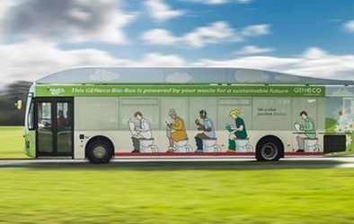 Xe buýt đầu tiên thế giới chạy bằng chất thải người