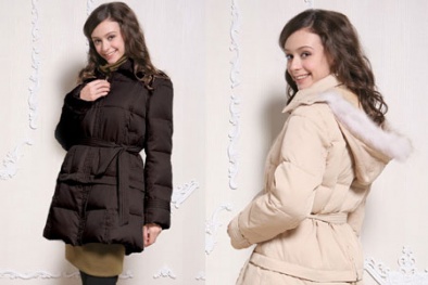 Những mẫu áo khoác đẹp cho bà bầu mùa đông 2014