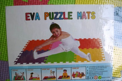 Thảm xốp lót sàn Trung Quốc dễ gây ngạt thở cho trẻ