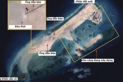 Trung Quốc ngụy biện việc cải tạo bãi đá ở Trường Sa