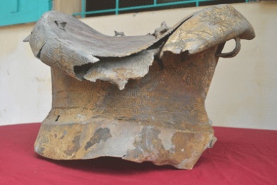 Thanh Hoá: Phát hiện trống đồng quí hiếm có niên đại khoảng 2000 năm