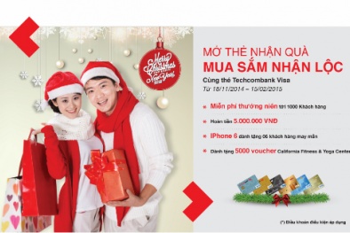Techcombank tặng quà dịp Giáng sinh