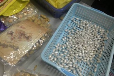 Giấu gần 3kg heroin trong các bịch đậu phộng và kẹo sầu riêng