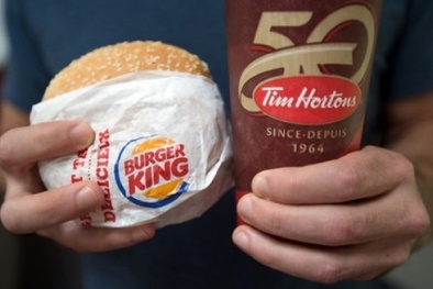 Burger King được phép chi gần 11 tỷ USD thâu tóm Tim Hortons