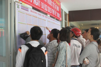 Vé tàu Tết: Mỏi mệt chờ đợi... rồi về tay không