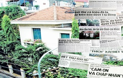 Nguyên Chủ tịch TP Hà Nội Hoàng Văn Nghiên trả lại biệt thự 