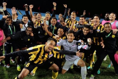 Đội tuyển Malaysia hả hê sau chiến thắng Việt Nam