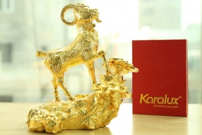 Nửa tỷ một bộ Dê vàng phục vụ đại gia chơi Tết