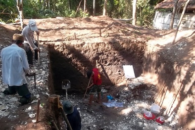 Quảng Nam: Khôi phục nguyên vẹn hộp sọ của người cổ tại Bàu Dũ