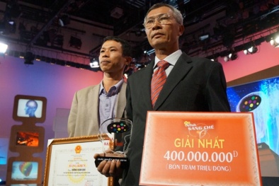 Nông dân An Giang ẵm 400 triệu đồng từ cuộc thi Nhà sáng chế 2014  