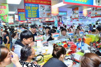 Siêu bão khuyến mãi hàng điện máy trước thềm 2015
