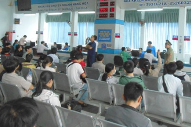 Thông tin mới nhất về giá vé tàu xe Tết 2015