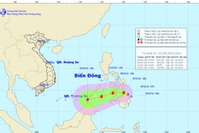 Dự báo thời tiết ngày mai 30/12: Tin bão gần Biển Đông