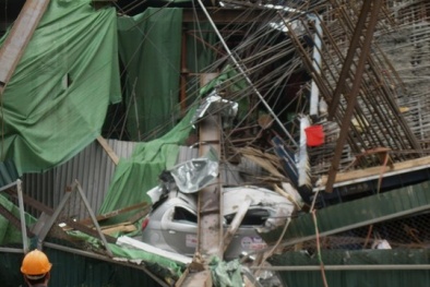 Lời kể bàng hoàng của lái xe taxi bị giàn giáo đường sắt trên cao đè bẹp