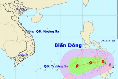 Tin bão mới nhất: Bão Jangmi có khả năng vào Biển Đông