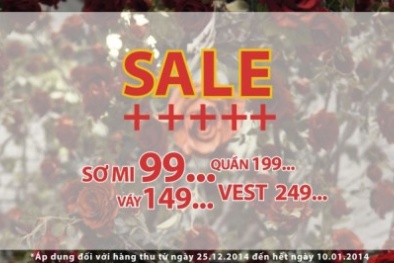 Khuyến mãi thời trang Trali giảm giá mạnh