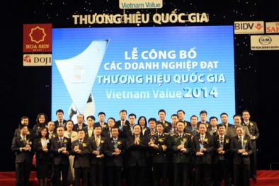 Tân Hiệp Phát đạt Thương hiệu quốc gia 2014