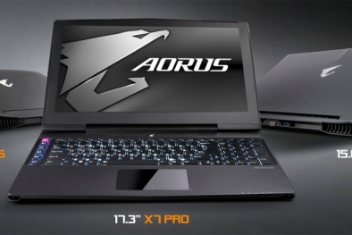 Laptop chơi game 15-inch mạnh nhất thế giới Aorus X5